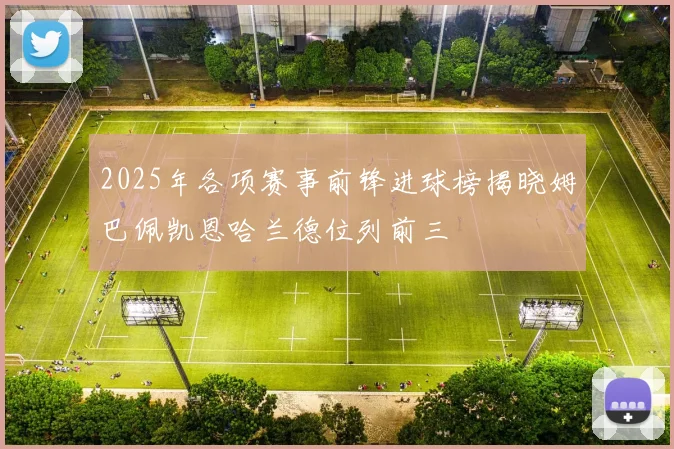2025年各项赛事前锋进球榜揭晓姆巴佩凯恩哈兰德位列前三